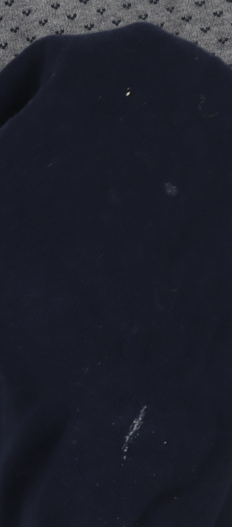 Peter Werth Men's Blue Grey Pullover Jumper 2XL