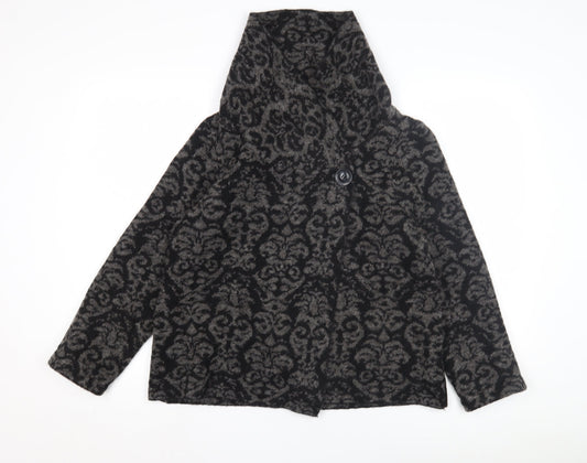 Womens UK Size L Tahari Black Basic Jacket