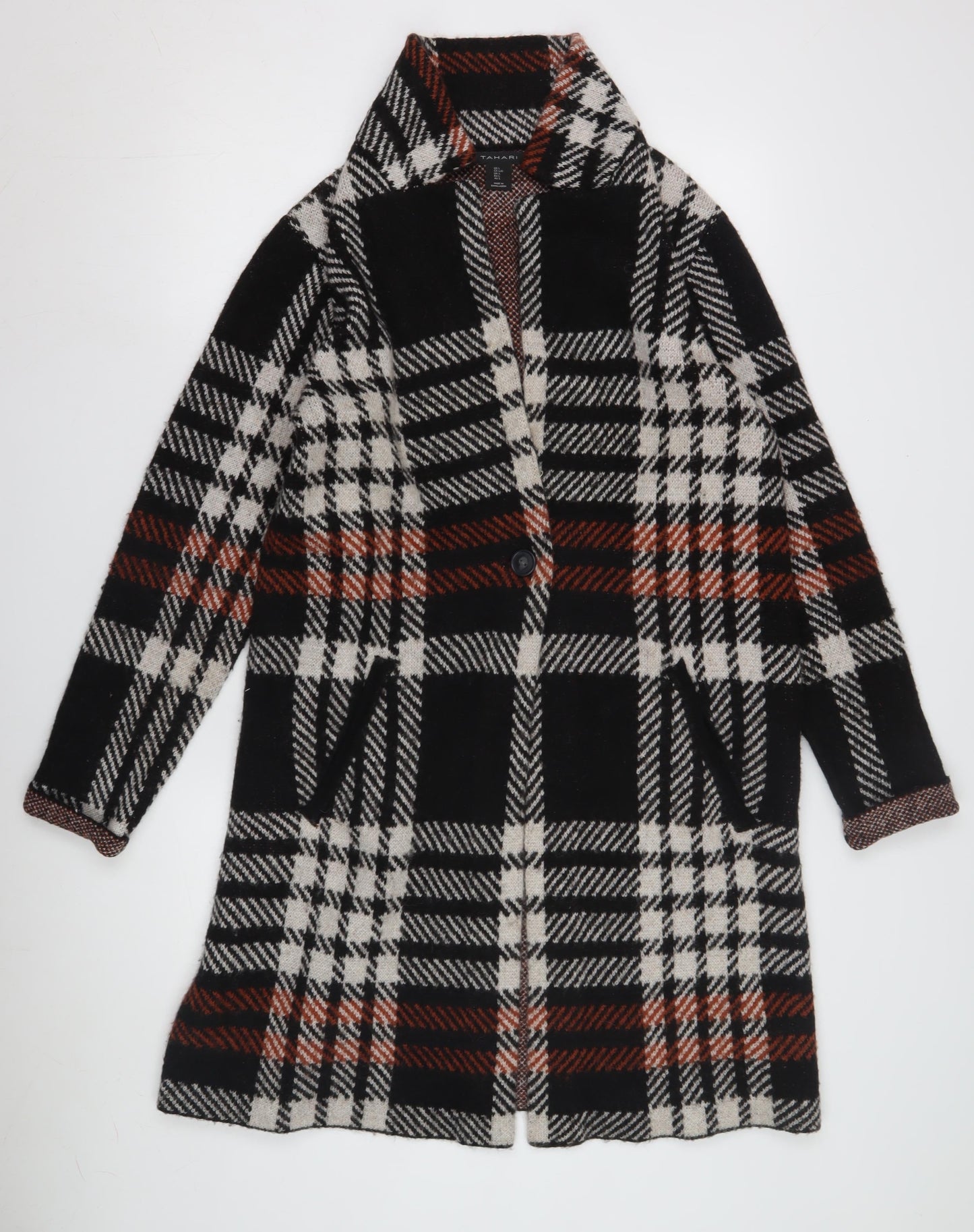 Womens UK Size L Tahari Multicoloured Overcoat
