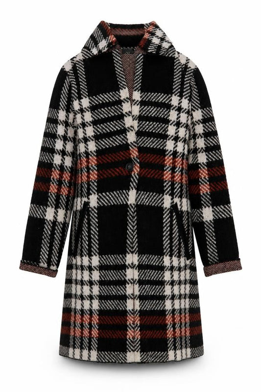 Womens UK Size L Tahari Multicoloured Overcoat