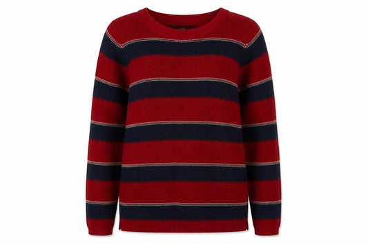 Womens UK Size L ISLE Red Pullover Jumper