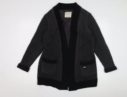 Womens UK Size 14 Saltrock Black Cardigan Jumper