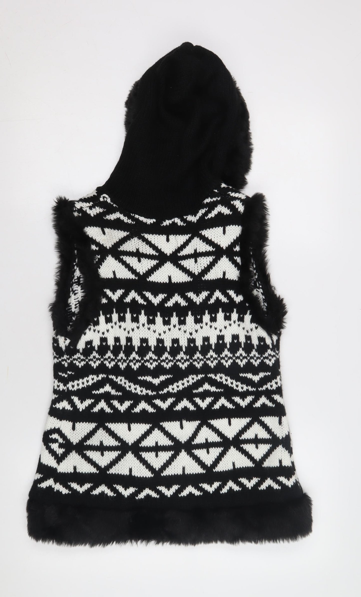 Womens UK Size M Jessica Simpson Black Vest Jumper