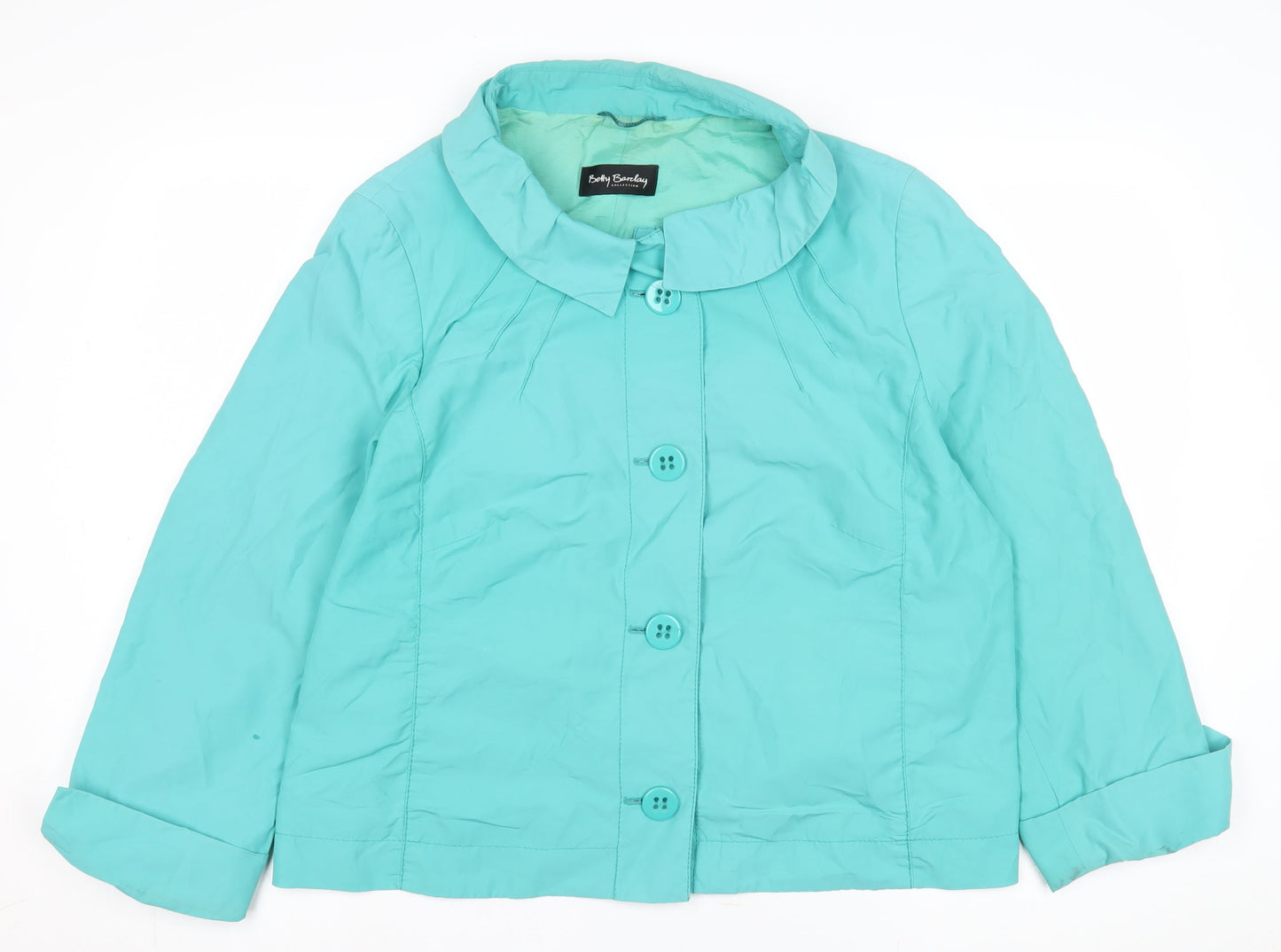 Betty Barclay Women's Green Short Jacket Size 20