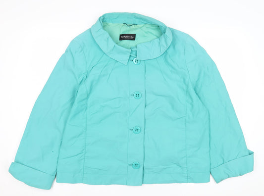 Betty Barclay Women's Green Short Jacket Size 20