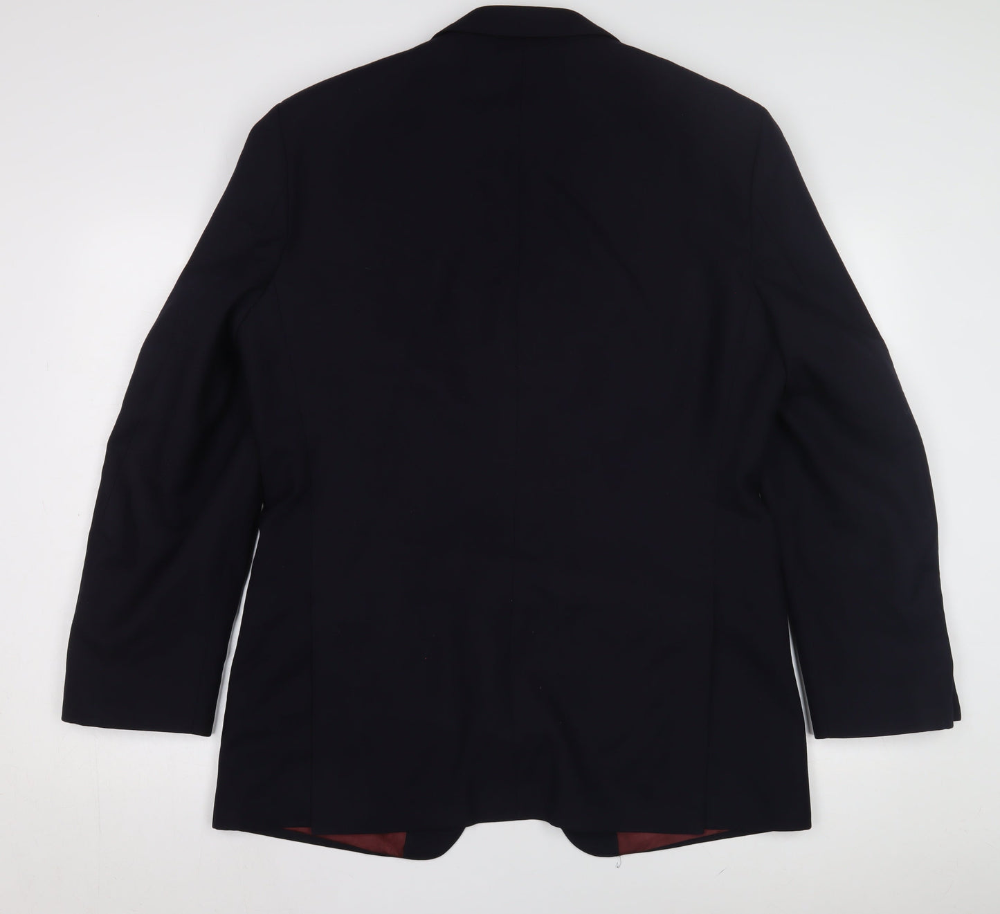 David Goldie Men's Blue Wool Blazer, Size 41R