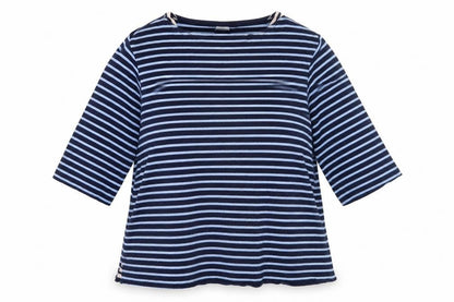 Womens UK Size 18/20 Cotton Traders Blue Basic T-Shirt