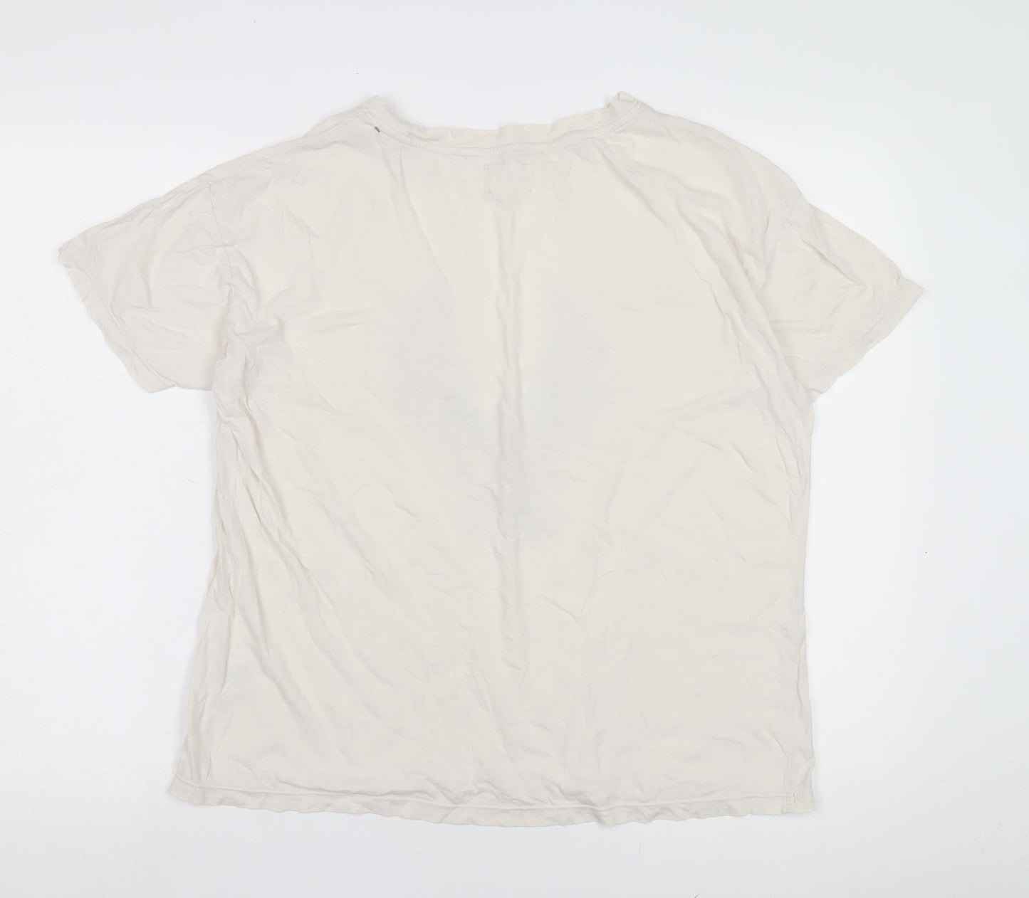 Hush Women’s White T-Shirt, Size S, 100% Cotton