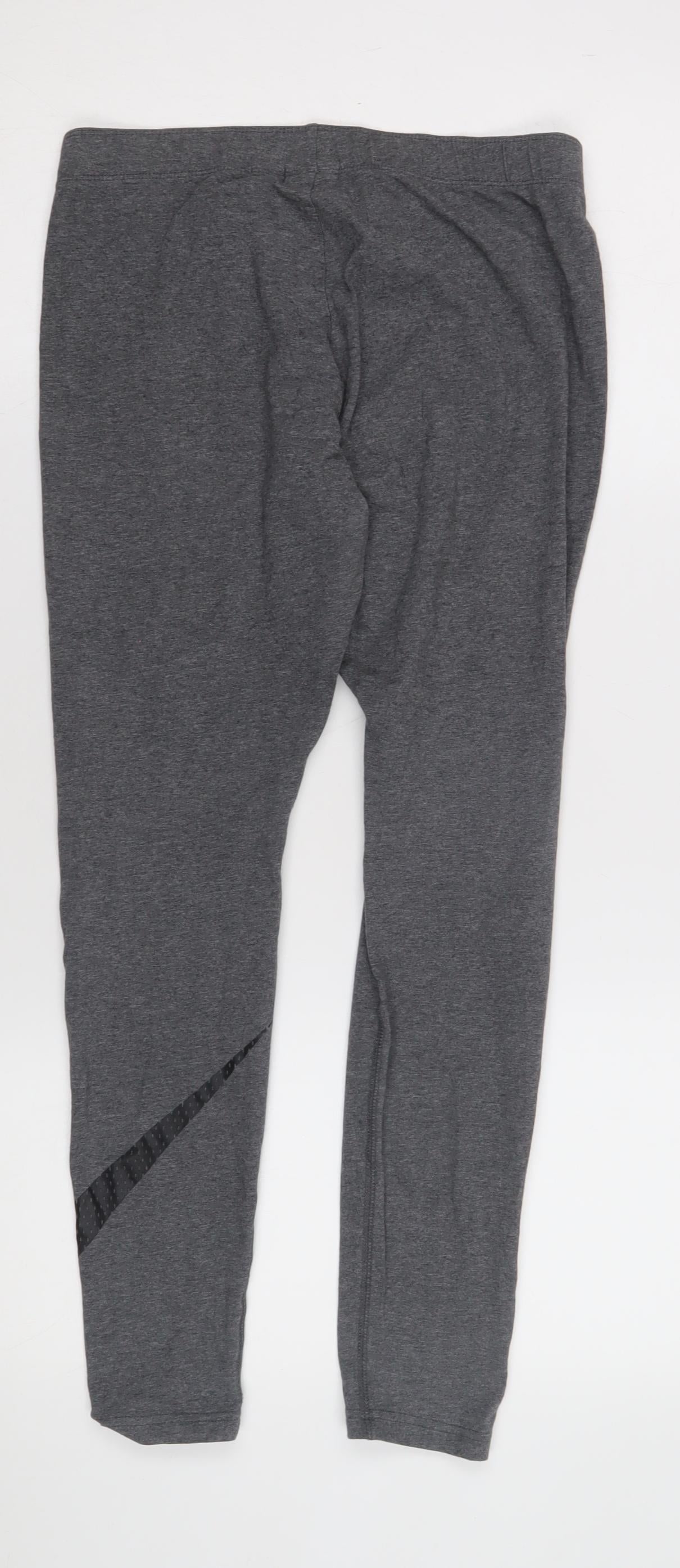 Nike Women's Grey Slim Fit Leggings, Size M, Gym & Yoga