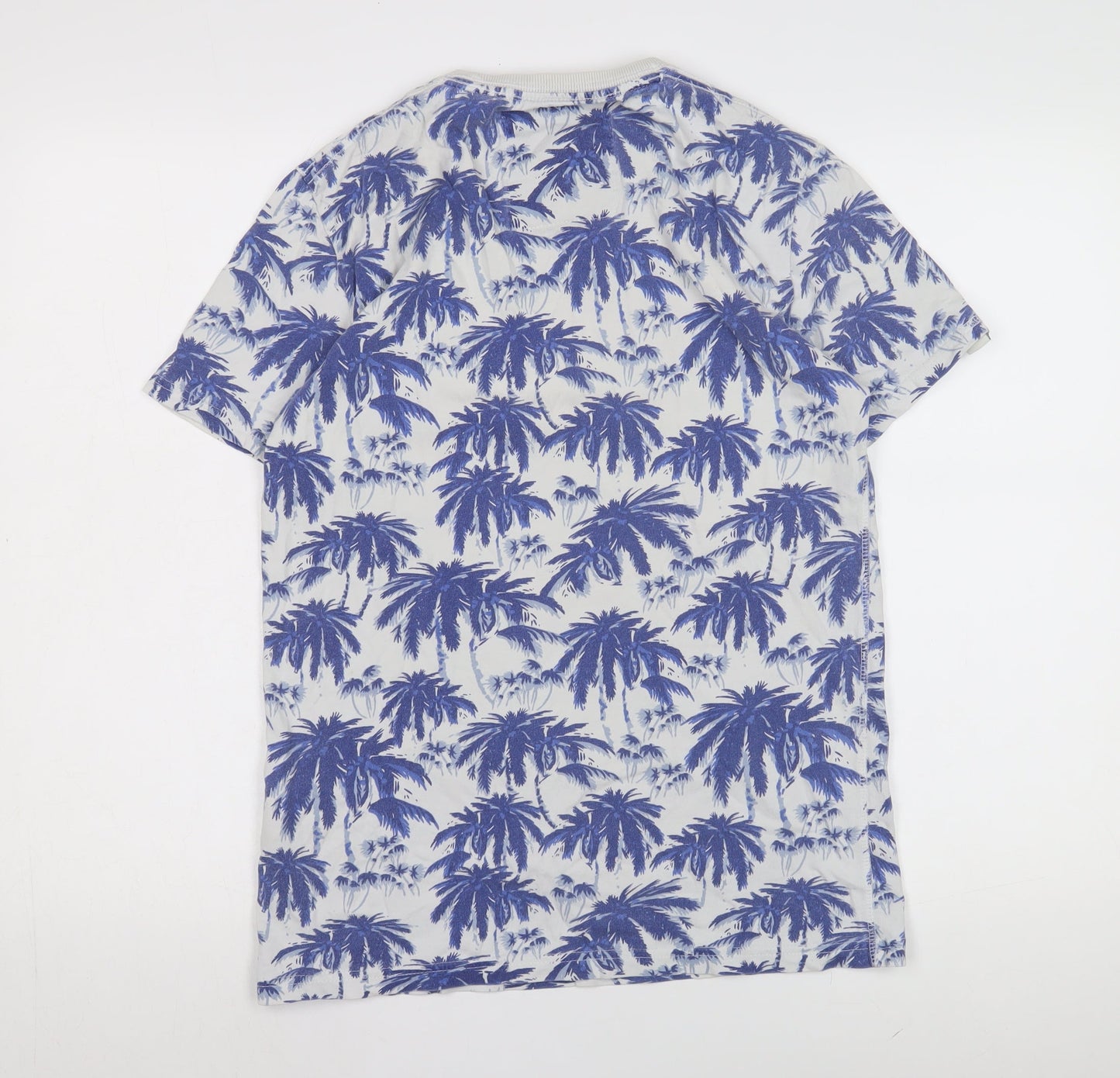 Superdry Men's Blue White Graphic T-Shirt Size S