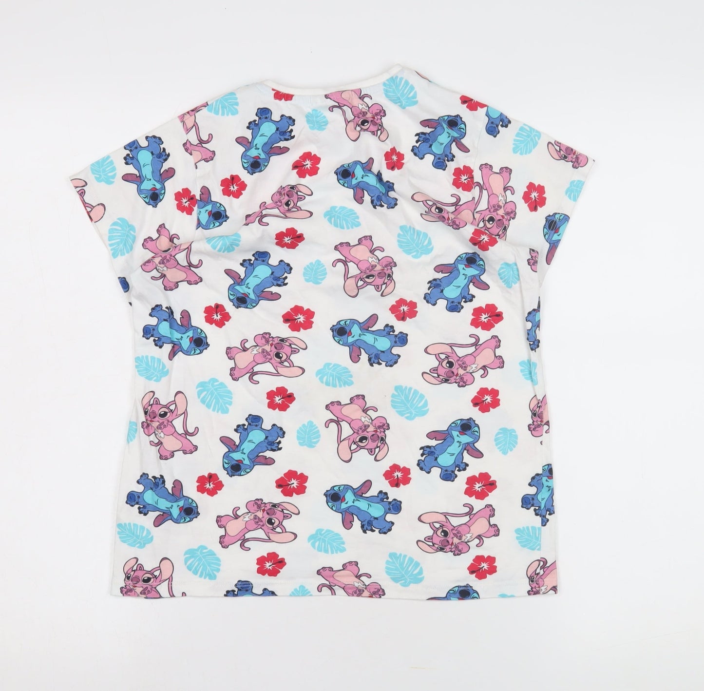 Ultimate Kids Disney Classics Girls' Stitch Graphic T-Shirt - White, 13 Years