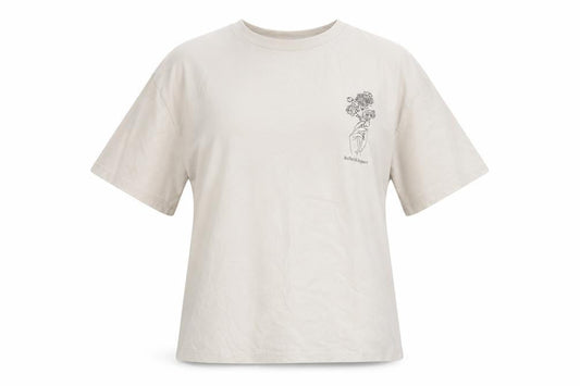 Jack & Jones Beige T-Shirt M Unisex Crew Neck Casual