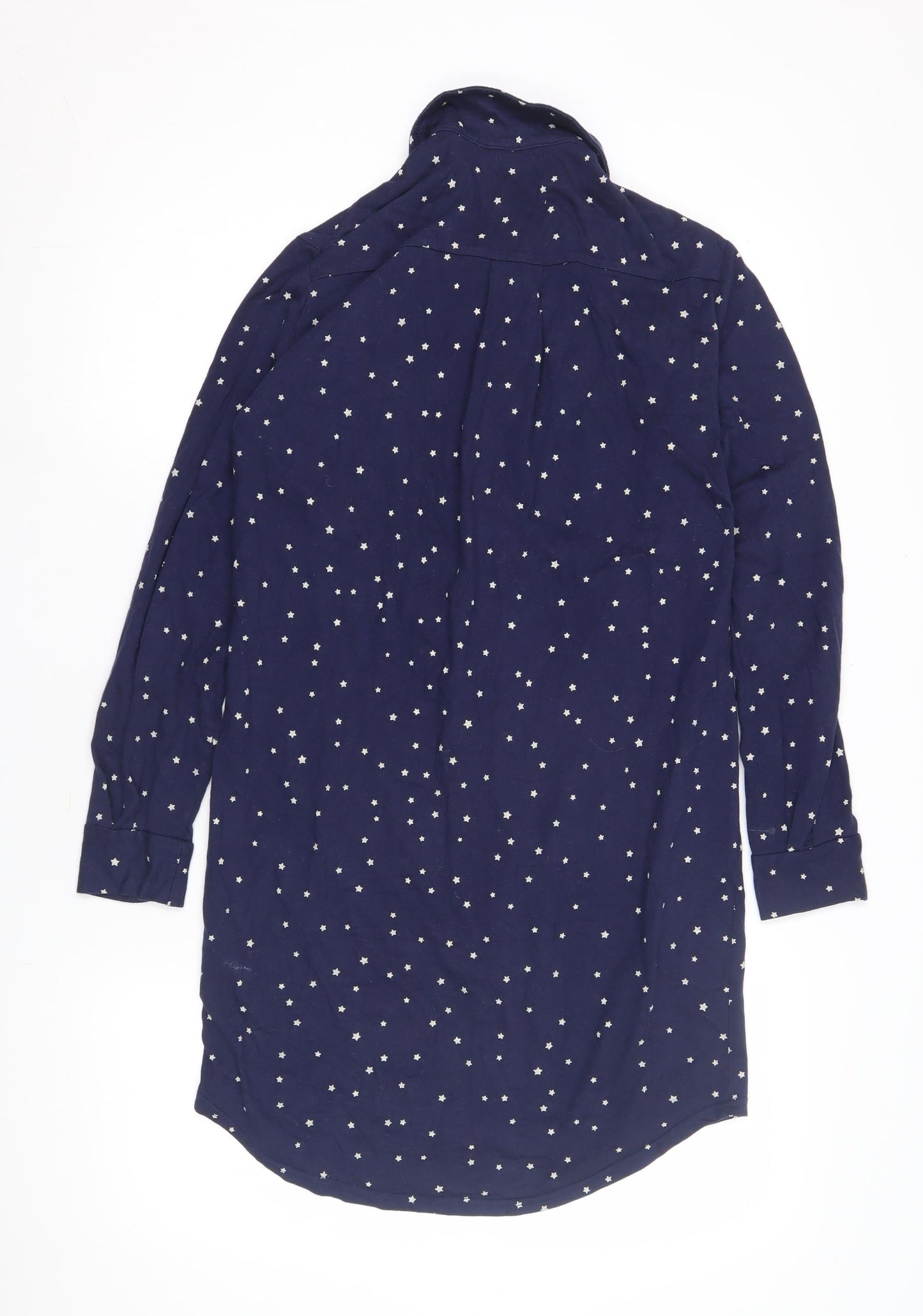 People Tree Women's Blue Star Nightshirt, Size 12