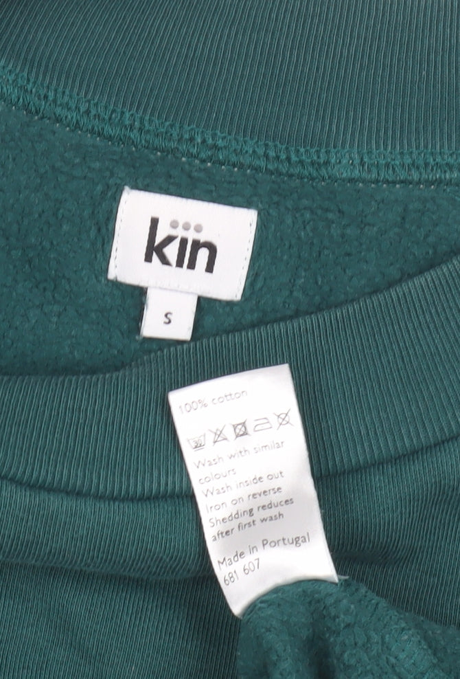 Kin Green Unisex S Pullover Sweatshirt Casual