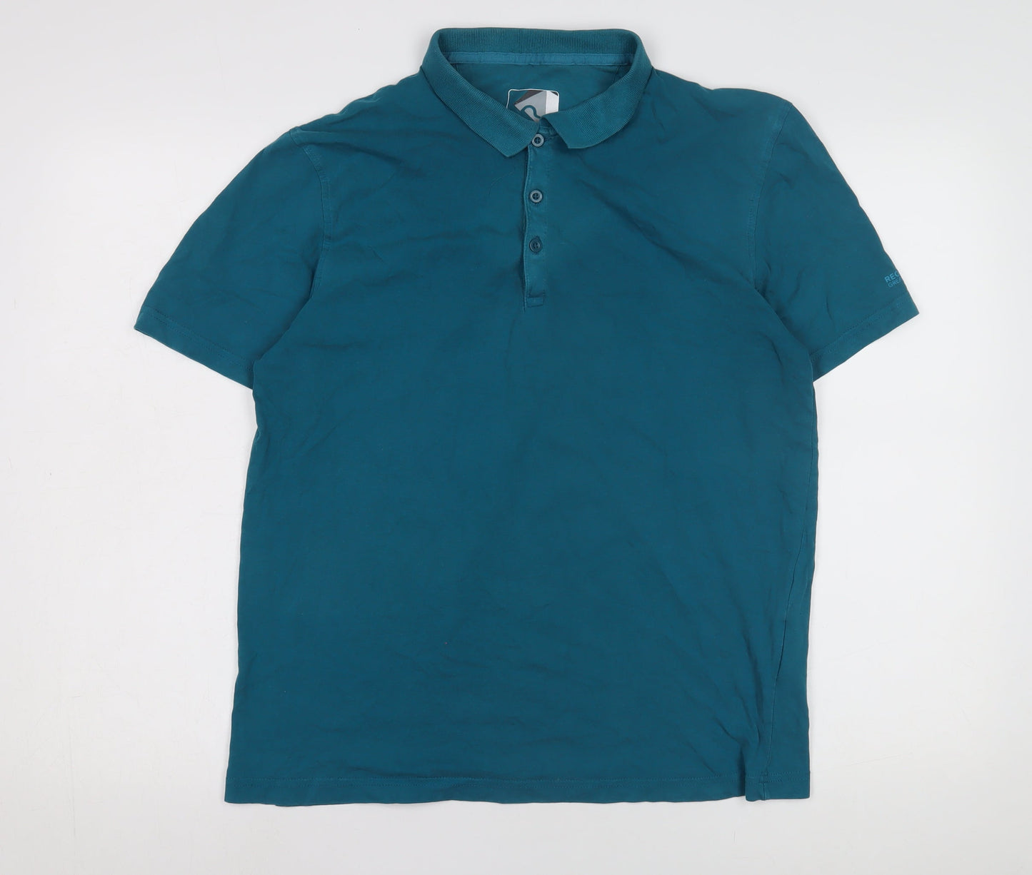Regatta Men's Blue Polo Shirt L - Classic Casual Style