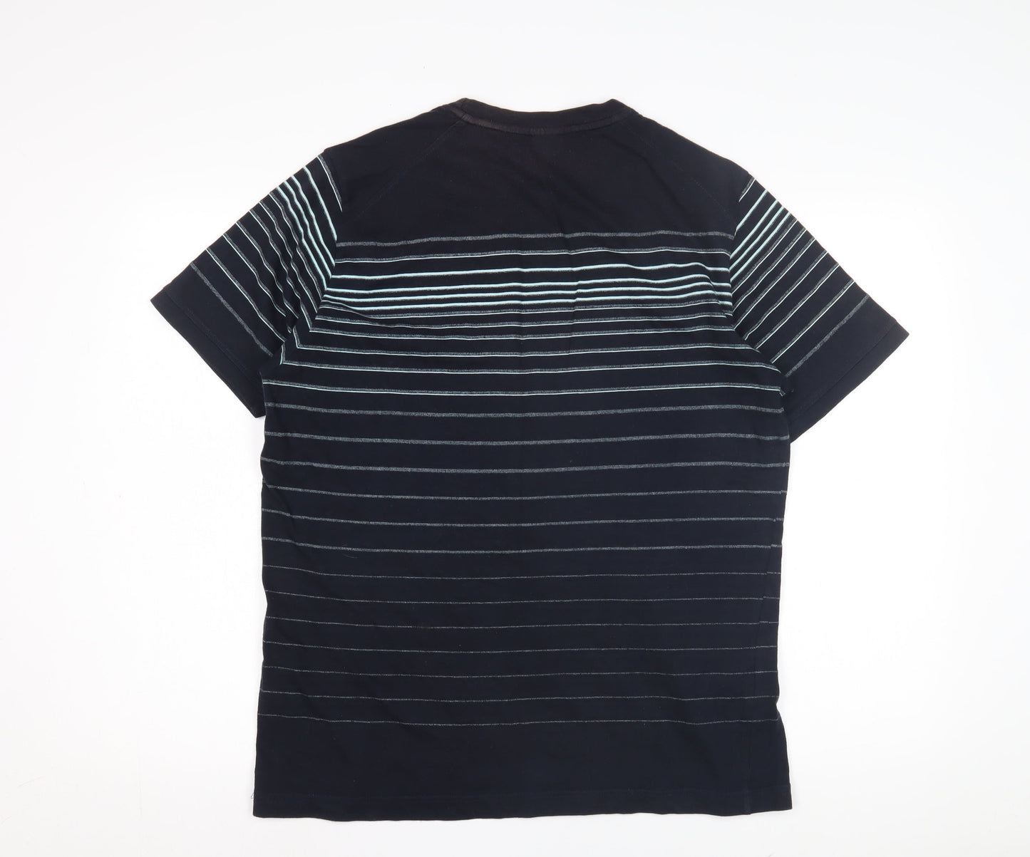Jasper Conran Men's Black Striped T-Shirt L