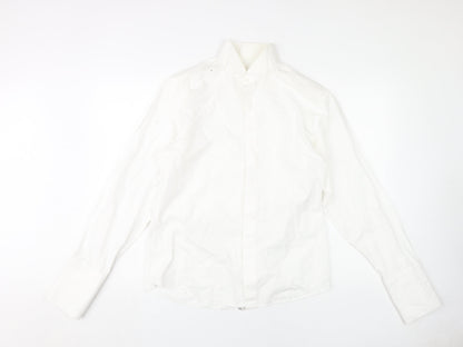 Mens UK Collar Size 16 Peador Smart White  Dress Shirt