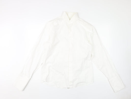 Mens UK Collar Size 16 Peador Smart White  Dress Shirt