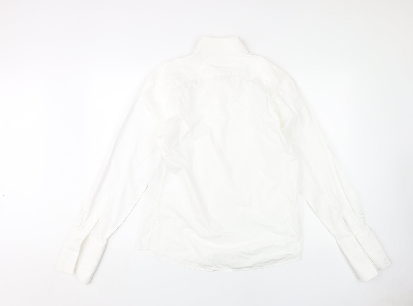 Mens UK Collar Size 16 Peador Smart White  Dress Shirt