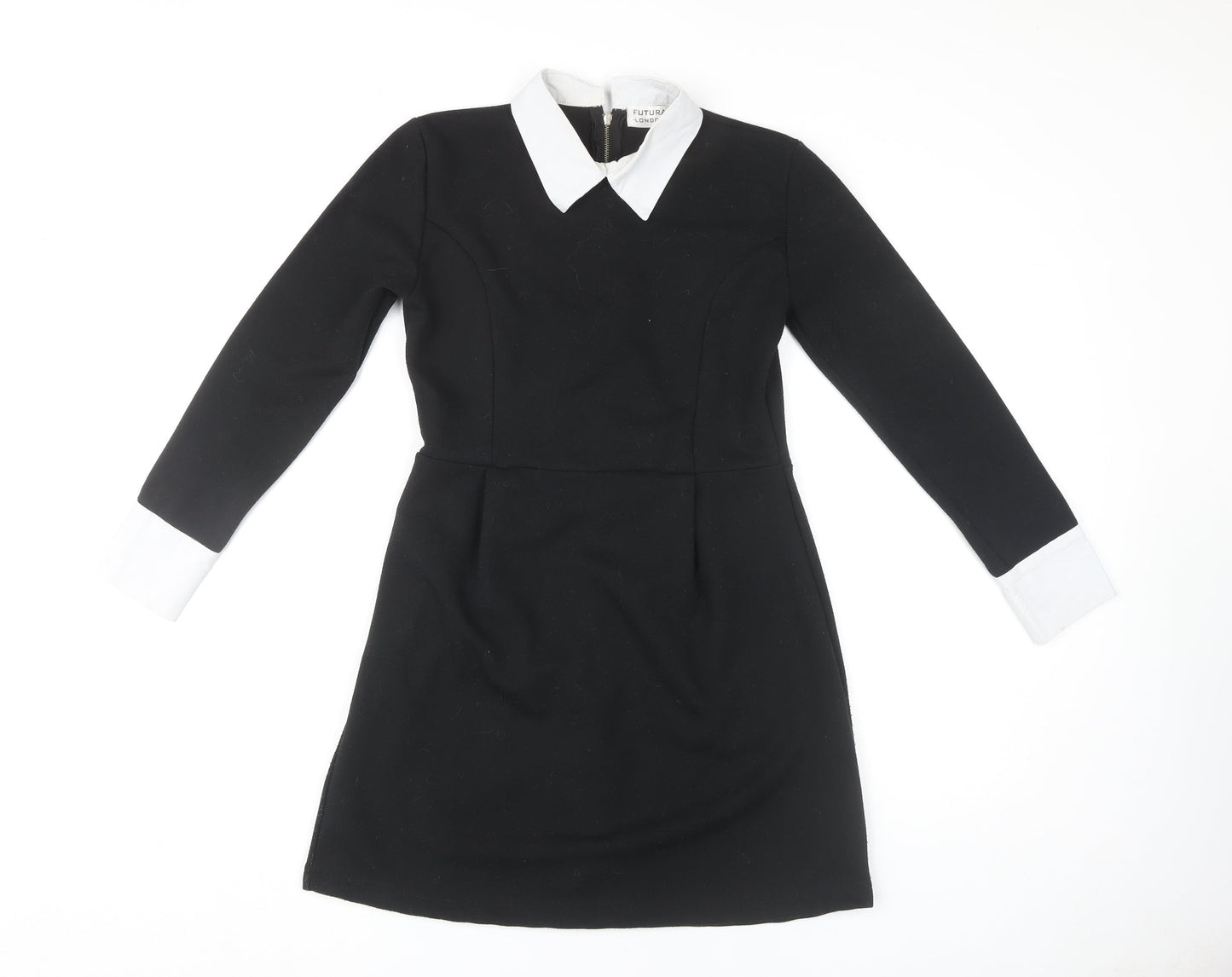 FUTURA Women's Black Collared Dress Size 10