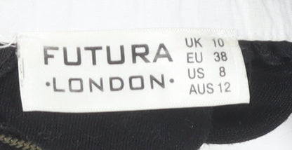 FUTURA Women's Black Collared Dress Size 10