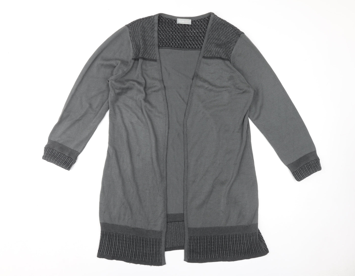 Womens UK Size 16 Per Una Grey Cardigan Jumper