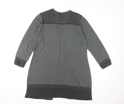 Womens UK Size 16 Per Una Grey Cardigan Jumper
