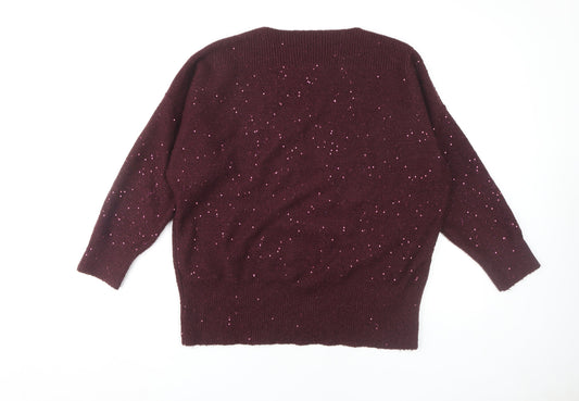 Womens UK Size M Oasis Multicoloured Pullover Jumper