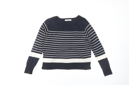 Womens UK Size 8 Zara Blue Pullover Jumper