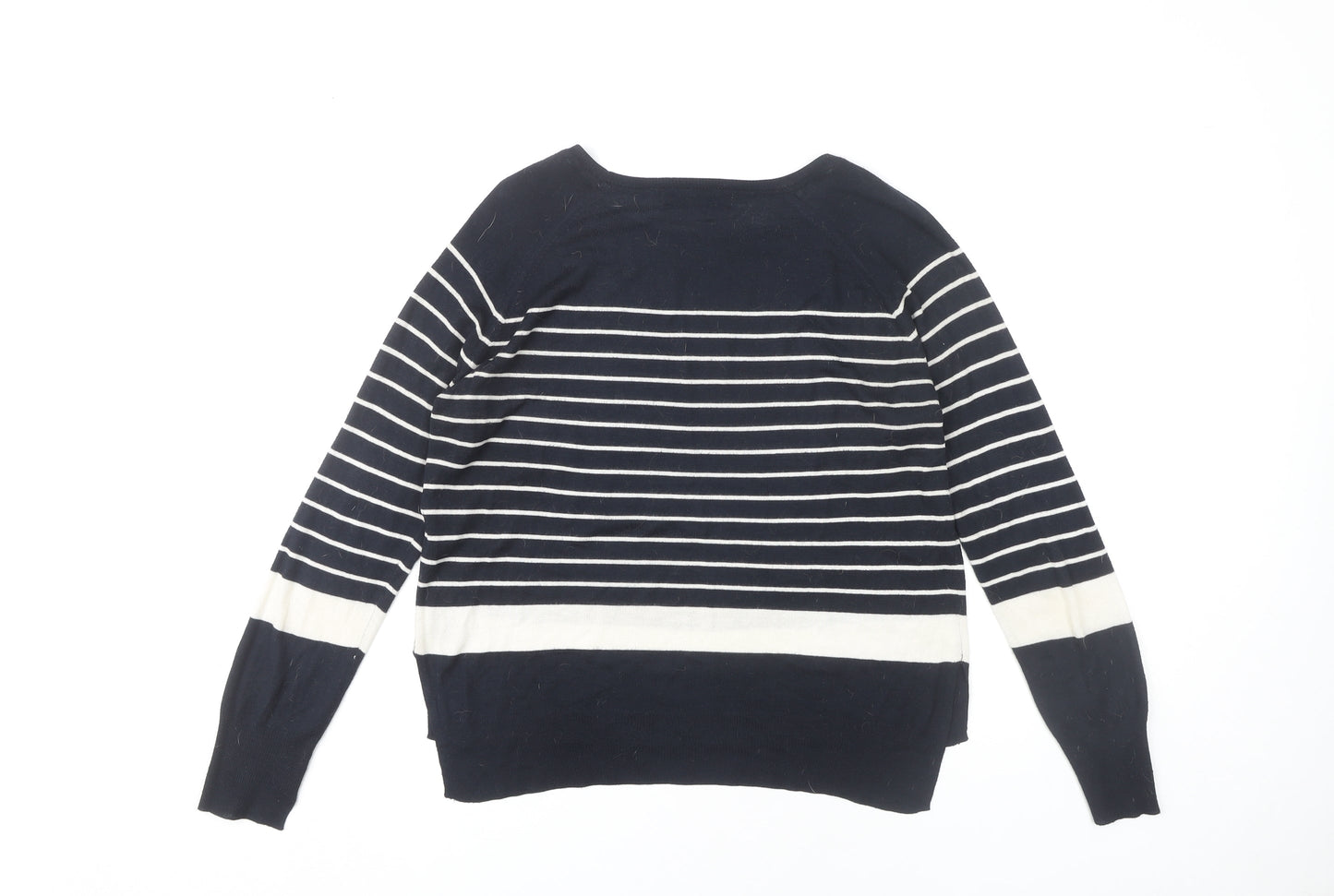 Womens UK Size 8 Zara Blue Pullover Jumper