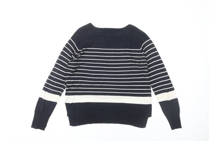 Womens UK Size 8 Zara Blue Pullover Jumper