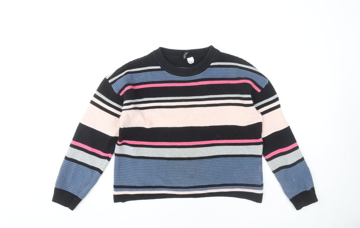 Womens UK Size XS H&M Multicoloured Pullover Jumper