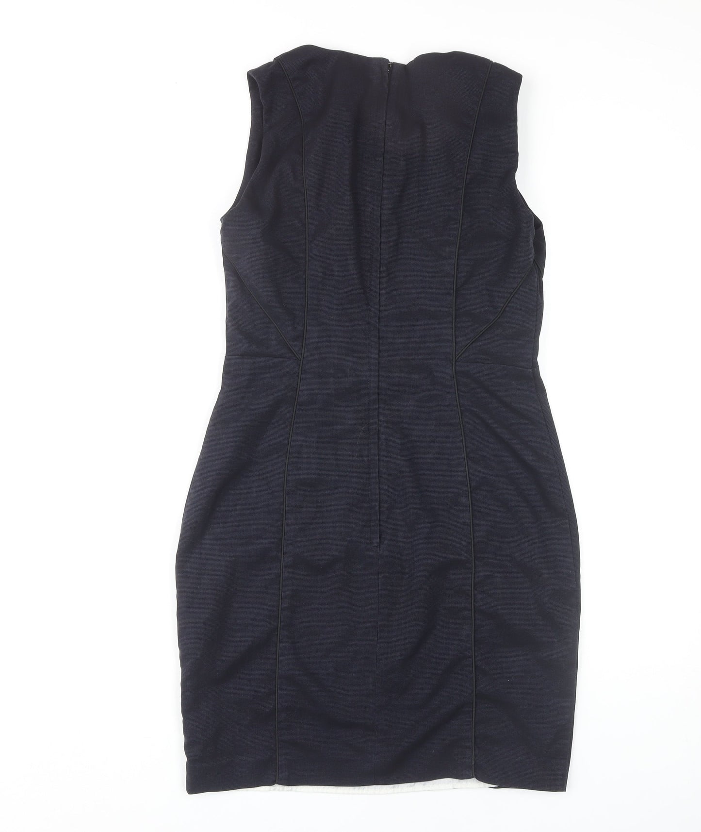 H&M Women's Black Sheath Dress Size 12 Sleeveless