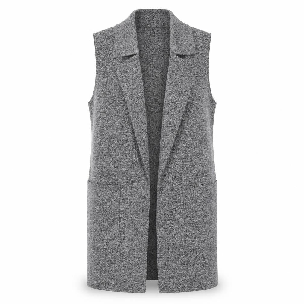Womens UK Size S Stradivarius Grey Gilet
