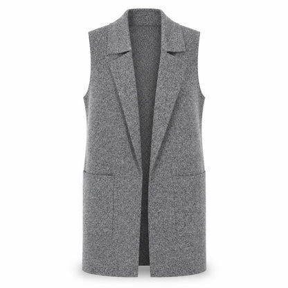 Womens UK Size S Stradivarius Grey Gilet