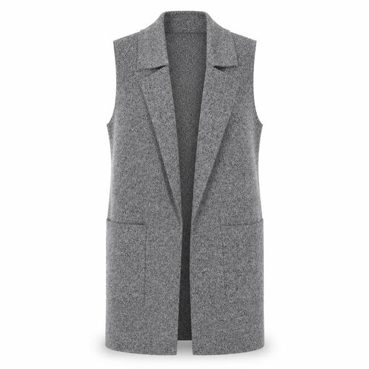 Womens UK Size S Stradivarius Grey Gilet