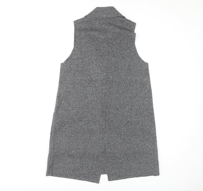 Womens UK Size S Stradivarius Grey Gilet