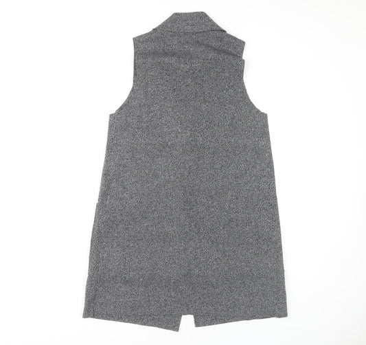Womens UK Size S Stradivarius Grey Gilet