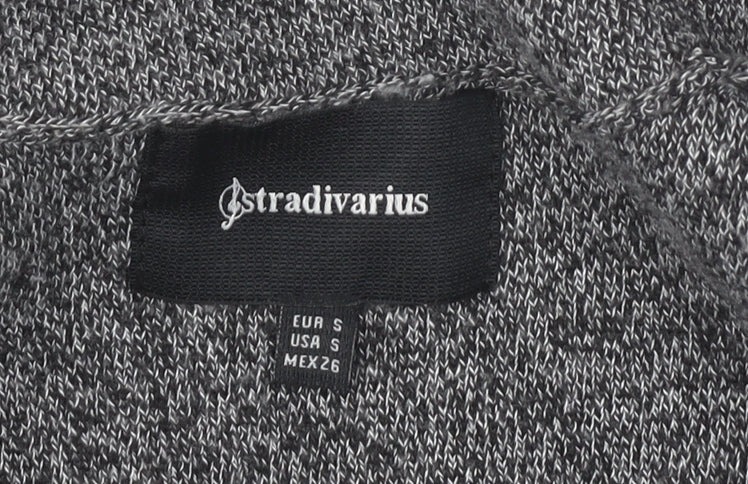 Womens UK Size S Stradivarius Grey Gilet