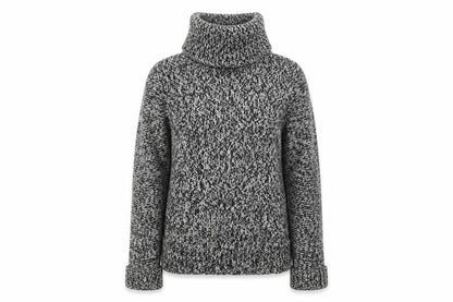 mercer&madison Women's Grey Roll Neck Jumper - S, Pullover