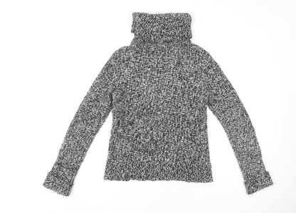 mercer&madison Women's Grey Roll Neck Jumper - S, Pullover