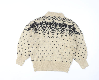 Womens UK Size XS Monki Beige Pullover Jumper