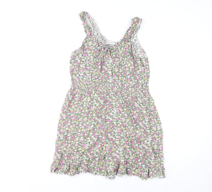 Miss Good Women's Floral A-Line Dress Multicoloured XL