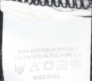 Burton Men's Black Argyle Knit Jumper M