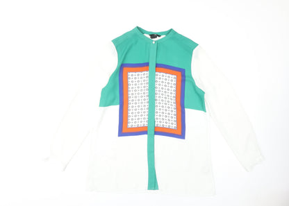 Womens UK Size 10 H&M Multicoloured Basic Blouse