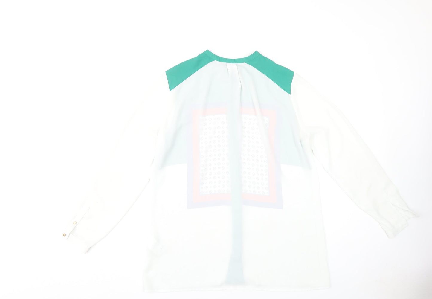 Womens UK Size 10 H&M Multicoloured Basic Blouse