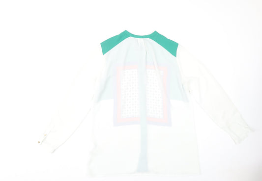 Womens UK Size 10 H&M Multicoloured Basic Blouse
