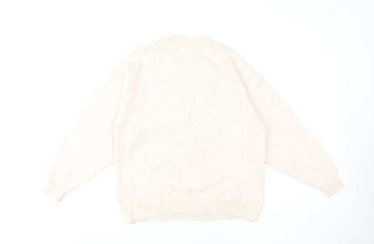 Womens UK Size 4 ASOS Beige Pullover Jumper