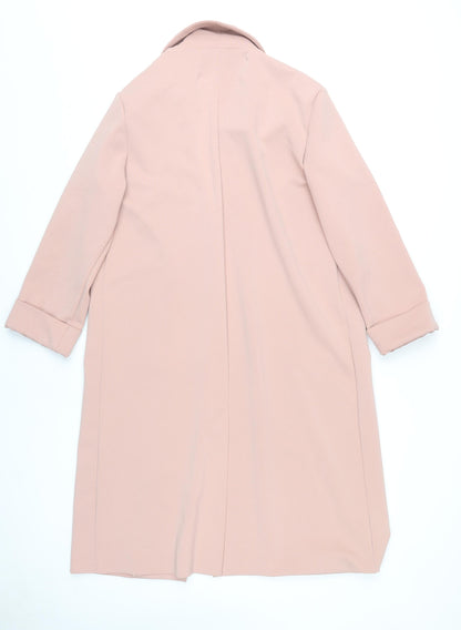 New Look Pink Women's Overcoat Size 10