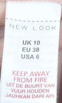 New Look Pink Women's Overcoat Size 10